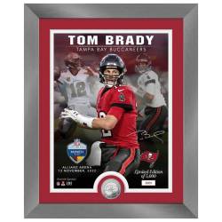 NFL Game Munich Tampa Bay Buccaneers Tom Brady Coin Bild von Highland Mint