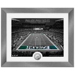 Philadelphia Eagles NFL Stadion Silber Coin Bild 40x33cm von Highland Mint