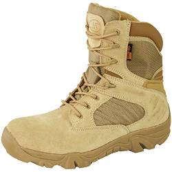 Highlander Mens Echo Cordura & Leather Reinforced Combat Boots (UK 8 (EU 42, US 8.5-9), Tan) von Highlander