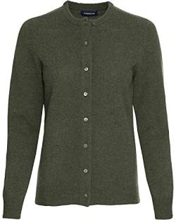 Highmoor Lambswool Cardigan Moos 46 von Highmoor