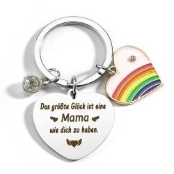 Geschenke für Mama Schlüsselanhänger Muttertagsgeschenk für Mama Geburtstagsgeschenk für Mama Mutter Geschenk Geschenkideen für die Mutter Geschenk für Mama zum Geburtstag Schlüsselanhänger Herz von Hightopup