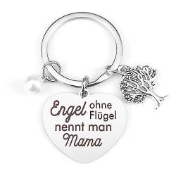 Schlüsselanhänger Geschenke für Mama Geschenk Geburtstagsgeschenk für Mama Muttertagsgeschenk Geschenk für Mama Mutter Geschenk Geburt Beste Mama der Welt Schlüsselanhänger Damen Geschenkideen von Hightopup