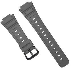 Passend für Casio G-shock GA-2100 Bänder, GA-2110 Serie Quickfit Soft Resin Ersatz Uhrenarmbänder Armbänder Armband für GA2100/GA2110 (grau) von Hijiawee