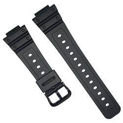 Passend für Casio G-shock GA-2100 Bänder, GA-2110 Serie Quickfit Soft Resin Ersatz Uhrenarmbänder Armbänder Armband für GA2100/GA2110 (schwarz) von Hijiawee