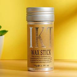 Hilai Styling Wax Stick, Haar Wachs Frisur Gel Stick Haar Modellierung Wax Stick, Frau Männer Styling Wax Stick Haar Feuchtigkeitsspendendes Wachs Matt Strong Hold Haar Pomade, 100 gramm von Hilai