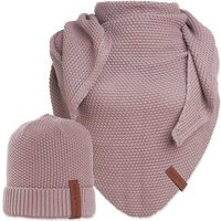 Hilltop Strickmütze Unisex Winterset, Damen Mütze und Schal, Herren Mütze Strickschal, XXL von Hilltop