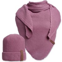 Hilltop Strickmütze Unisex Winterset, Damen Mütze und Schal, Herren Mütze Strickschal, XXL von Hilltop