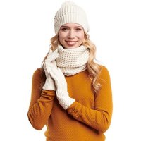 Hilltop Strickmütze Winter Kombi Set aus Loop-Schal Strickmütze, Handschuhe von Hilltop