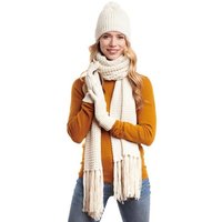 Hilltop Strickmütze Winterset 3-Teilig aus Strickschal, Strickmütze und Handschuhen von Hilltop