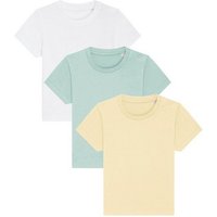 Hilltop T-Shirt 3er Set T-Shirt mit Druckknöpfe für Baby und Kleinkind von Hilltop