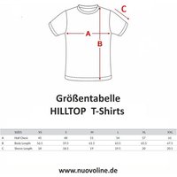 Hilltop T-Shirt Damen T-Shirt 100% Bio-Baumwolle, Rundhals, Sommer Shirt mit Motiv von Hilltop