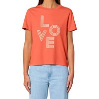 Hilltop T-Shirt Damen T-Shirt 100% Bio-Baumwolle, Rundhals, Sommer Shirt mit Motiv von Hilltop