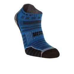 Hilly Unisex Twin Skin-Socklet-Min Cushioning Laufsocke, Azurite/Greymarl, M von Hilly