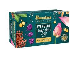 Himalaya Ayurveda Clear Skin Soap, Specially Made With Traditional Ayurvedic Oil, Infused with Herbs, 125 g von Himalaya