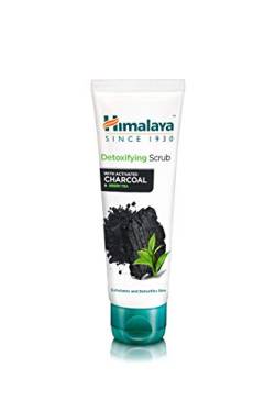 Himalaya Detoxifying Face Scrub with Activated Charcoal and Green Tea Helps Exfoliate & Detoxify Skin | Nourishes and Moisturizes Skin | Delivers Fresh Matte Finish Free from Shine and Oil -75ml von Himalaya