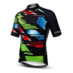 Herren Radtrikot Bike Biking Shirt Tops Kurzarm Kleidung, Cd6103, 3XL von HimyBB