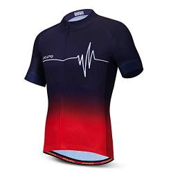 Herren Radtrikot Bike Biking Shirt Tops Kurzarm Kleidung, Jp1026, XL von HimyBB