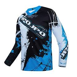 HimyBB Herren Radtrikot MX Motocross Trikots Dirt Bike Downhill Shirt Racing Reiten, Cu9011-lb, 4X-Groß von HimyBB