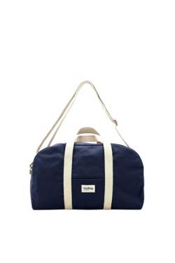 HINDBAG – Kollektion Charlie – 24h Tasche/Sporttasche/Bowlingtasche - Bio-Baumwolle (Navy) von Hindbag