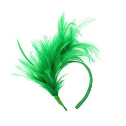 Hinleise Stirnbänder Federn Haarreifen Kopfbedeckung Kopfschmuck für Tanz Performance Geburtstag Party Kostüm Zubehör Foto Requisiten Grün von Hinleise
