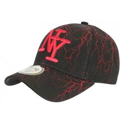 Eklyr Herren Cap NY Rot und Schwarz Original Baseball Fashion Eklyr, rot, Einheitsgröße von Hip Hop Honour