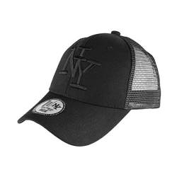 Gybz Cap NY schwarz Fashion Trucker – Größe: Einheitsgröße – Farbe: Schwarz – Unisex, Schwarz , Einheitsgröße von Hip Hop Honour