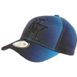 Baseballkappe NY Blau und Schwarz Vintage Seventies Original Baseball Heptys – Herren, blau, Einheitsgröße von Hip Hop Honour