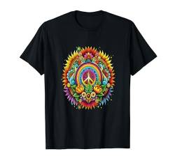 Hippie Flower Peace Soul Love Happy T-Shirt von Hippie Flower Peace Soul Love Happy