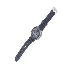 Hiraith Elektronische Uhr, Lichteffekt, Herren-Armbanduhr, 12 24 Stunden, WR50M, Wasserdicht, für Outdoor-Reisen (Transparentes Grün) von Hiraith