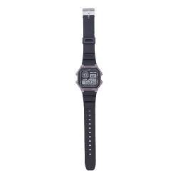 Hiraith Elektronische Uhr, Lichteffekt, Herren-Armbanduhr, 12 24 Stunden, WR50M, Wasserdicht, für Outdoor-Reisen (Transparentes Lila) von Hiraith