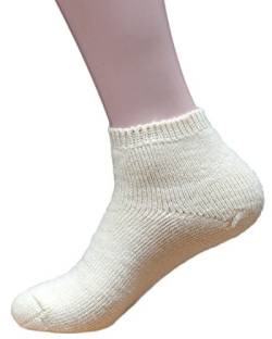 Kuschelsocken mit Plschsohle, Wolle und Seide, Bettsocken,38-39 von Hirsch Natur