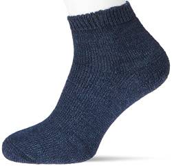 Hirsch Sports, Bettsocken/Wellness Sport Socken Elia mit Plüschsohle, 70% Wolle (kbT), 30% Seide (42/43, Schwarz) von Hirsch Sports