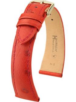 Massai Ostrich, rot, M, 16 mm von Hirsch