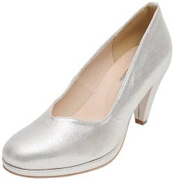 Hirschkogel Damen Pumps, Silber, 38 EU von Hirschkogel