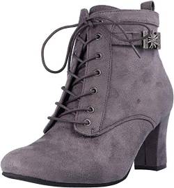 Hirschkogel Damen Stiefelette, grau, 35 EU von Hirschkogel