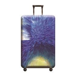 Hiseng Kofferhülle Elastisch 18-32 Zoll Kofferschutzhülle Waschbar Gepäck Cover Reisekoffer Hülle Kofferschutz Luggage Cover (M (22-24 Zoll),Graffiti) von Hiseng