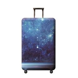 Hiseng Kofferhülle Elastisch 18-32 Zoll Kofferschutzhülle Waschbar Gepäck Cover Reisekoffer Hülle Kofferschutz Luggage Cover Kofferschutzhülle (M (22-24 Zoll),Raum) von Hiseng