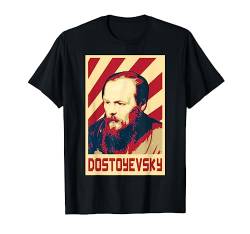 Fjodor Dostojewski Berühmter russischer Schriftsteller T-Shirt von History And Politics Store