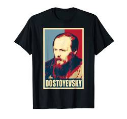 Fjodor Dostojewski Berühmter russischer Schriftsteller T-Shirt von History And Politics Store