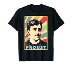 Marcel Proust Vintage-farben T-Shirt von History And Politics Store