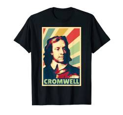 Oliver Cromwell Vintage-Farben T-Shirt von History And Politics Store