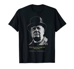 Winston Churchill Zitat T-Shirt von History And Politics Store