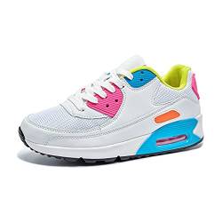 Turnschuhe Herren Sportschuhe Damen Laufschuhe Mit Dämpfung Sneakers Straßenlaufschuhe Fashion Fitness Schuhe Atmungsaktiv Leichte Pink EU40 von Hitmars