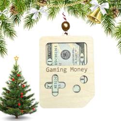 Ölkanne Geldornament | Weihnachtsgeldhalter aus Holz,Festlicher Weihnachtsschmuck, lustige Weihnachtsdekoration für Weihnachten, Geburtstagsfeier, Hochzeit Hitrod von Hitrod