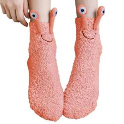 Warme Fuzzy-Socken,Schnecken-Fuzzy-Socken - Bequeme Thermosocke - Elastische, atmungsaktive, dicke, lustige, weiche, flauschige, bequeme Socken, Weihnachtsgeschenke für Damen und Mädchen Hitrod von Hitrod