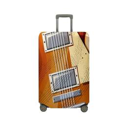 Hixingo Elastisch Kofferhülle Kofferschutzhülle, Koffer Schutzhülle Staubdichte Reisekoffer Hülle Trolley Case Schutzhülle Reisegepäckabdeckung (Gitarre 1,M (22-24 Zoll)) von Hixingo