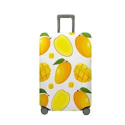 Hixingo Elastisch Kofferhülle Kofferschutzhülle, Koffer Schutzhülle Staubdichte Reisekoffer Hülle Trolley Case Schutzhülle Reisegepäckabdeckung (Obst Bunt 6,S (18-20 Zoll)) von Hixingo