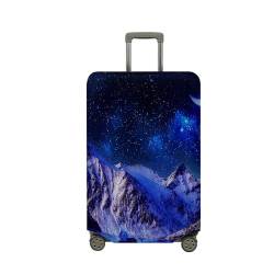 Hixingo Elastisch Kofferhülle Kofferschutzhülle, Koffer Schutzhülle Staubdichte Reisekoffer Hülle Trolley Case Schutzhülle Reisegepäckabdeckung (Winter 1,L (26-28 Zoll)) von Hixingo