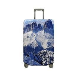 Hixingo Elastisch Kofferhülle Kofferschutzhülle, Koffer Schutzhülle Staubdichte Reisekoffer Hülle Trolley Case Schutzhülle Reisegepäckabdeckung (Winter 5,L (26-28 Zoll)) von Hixingo