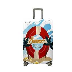 Hixingo Elastisch Kofferhülle Kofferschutzhülle, Koffer Schutzhülle Staubdichte Reisekoffer Hülle Trolley Case Schutzhülle Reisegepäckabdeckung (XL (30-32 Zoll),Schwimmring 2) von Hixingo